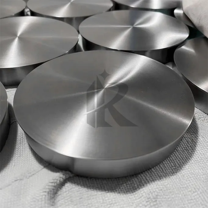 Gr5Eli Titanium Disc 98x14mm in ASTM F136 for Dental Field Use on Dental Lab and Hospital Titanium Medical Block