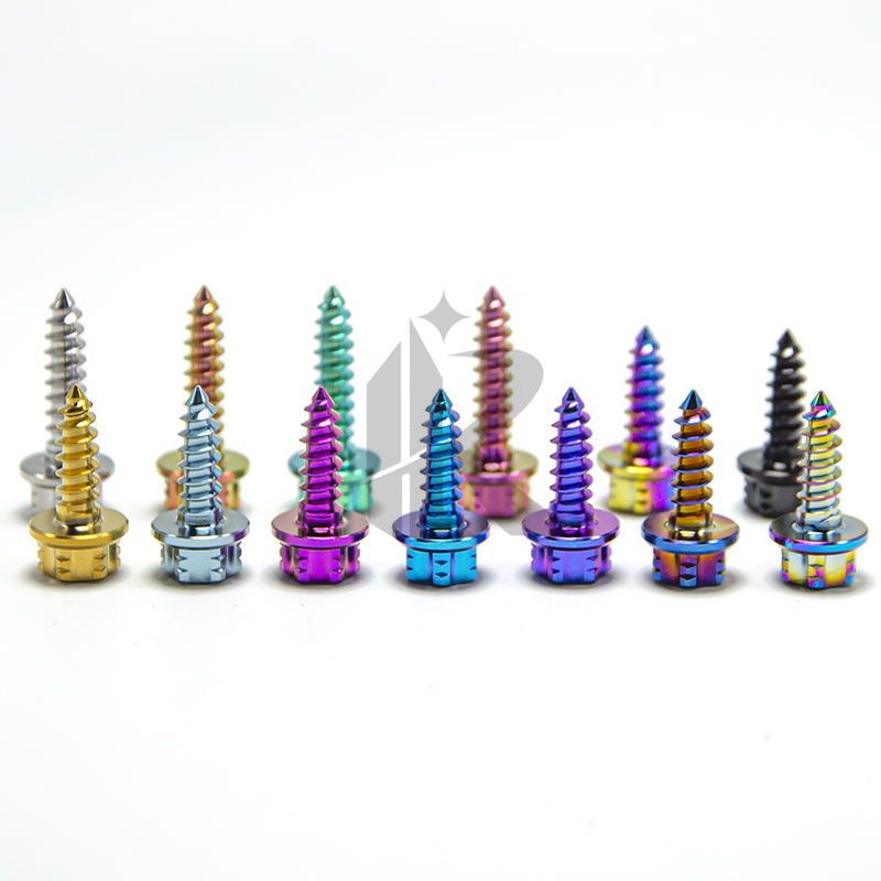 Gr5 Titanium Alloy Screw Car Modification Screw Flower Torx Head Self-Tapping Screw