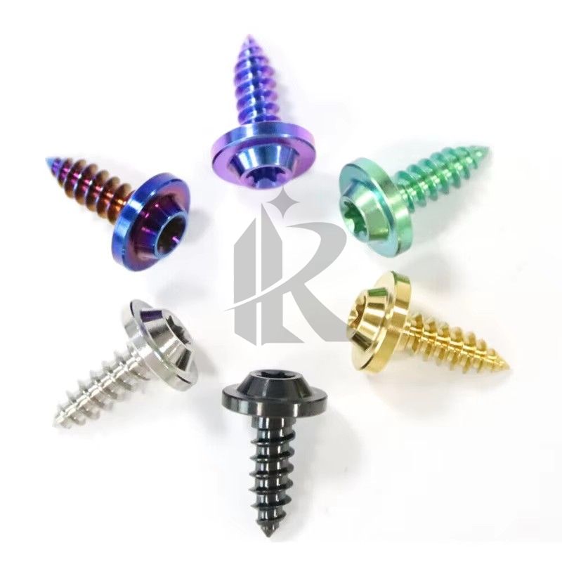 M6 M8 Plain Finish Titanium Self Tapping Screw Mushroom Head Wood Screw Kit Standard Thread Corrosion Resistant OEM/ODMSupported