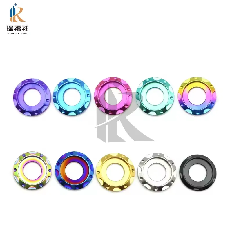 M4 M5 M6 M8 Plain Finish Universal Titanium Alloy Flange Step Washer for Automotive Machinery Bolt Screw DIN Standard Supported