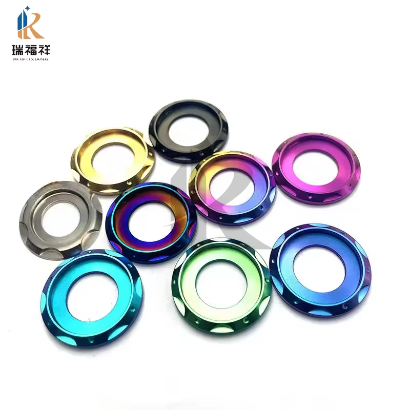 M4 M5 M6 M8 Plain Finish Universal Titanium Alloy Flange Step Washer for Automotive Machinery Bolt Screw DIN Standard Supported