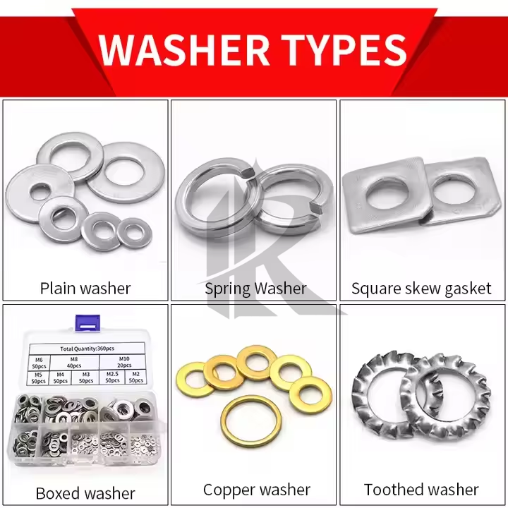 M4 M5 M6 M8 Plain Finish Universal Titanium Alloy Flange Step Washer for Automotive Machinery Bolt Screw DIN Standard Supported