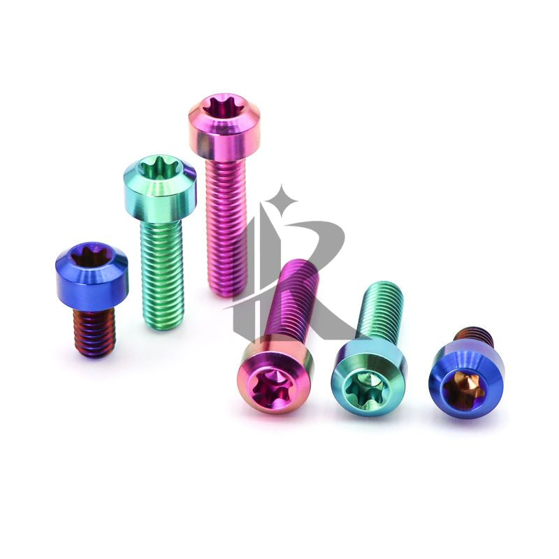Titanium-Alloy Screws in Sizes M2, M3, M5 – Medical Tapered Socket Cap Screws Intended for Bicycle Use