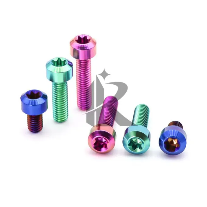 Titanium-Alloy Screws in Sizes M2, M3, M5 – Medical Tapered Socket Cap Screws Intended for Bicycle Use