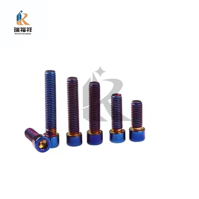 Titanium Bolts M8 X15/20/25/30/35/40mm Flat Head Polished Finish MTB/Road Bicycle Seatpost Headset Brake  Key 