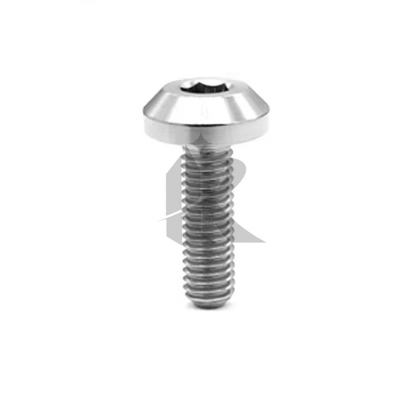 GR5 Titanium Bolts M6*30mm Colorful Umbrella Head Hex Socket Screws Zinc/Anodized Finish Dome Head for Bicycle Motorcycle Car