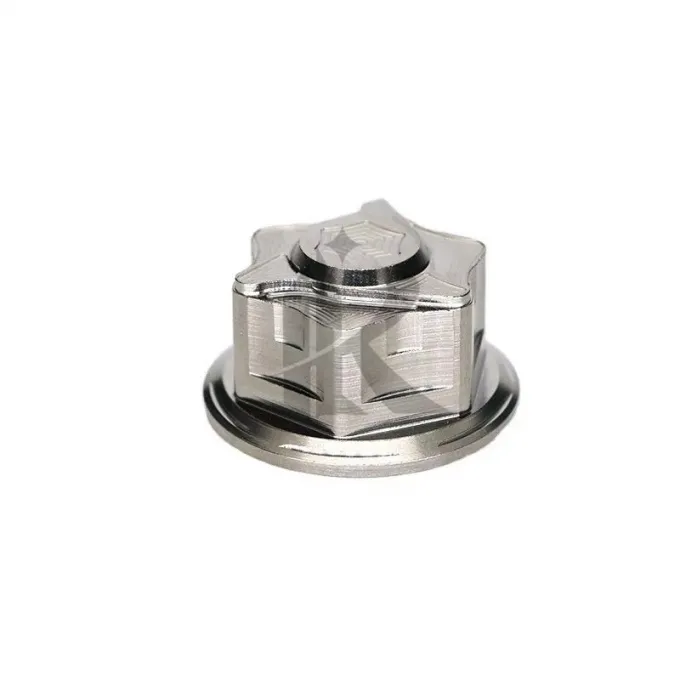 GR5 M6 M8 M10 M12 M14 Titanium Alloy Nuts Motorcycle Modification Hardware Lightweight Corrosion Proof