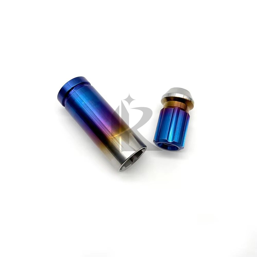 High Strength Titanium Wheel Hub Nuts Lightweight Racing Lug Nuts for Car Automotive Parts