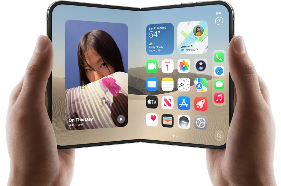 WHY APPLE'S FIRST FOLDABLE iPHONE DUO USES A TITANIUM BODY