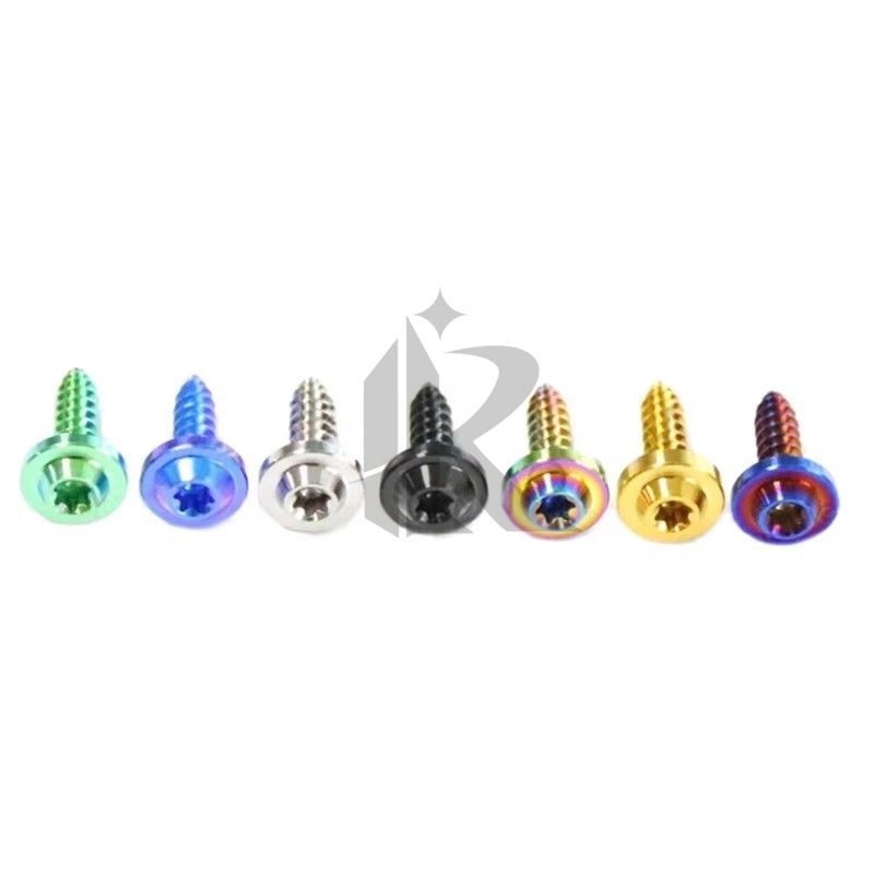 M6 M8 Plain Finish Titanium Self Tapping Screw Mushroom Head Wood Screw Kit Standard Thread Corrosion Resistant OEM/ODMSupported