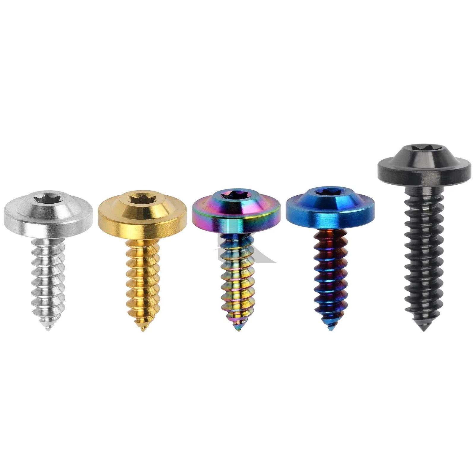 M6 M8 Plain Finish Titanium Self Tapping Screw Mushroom Head Wood Screw Kit Standard Thread Corrosion Resistant OEM/ODMSupported