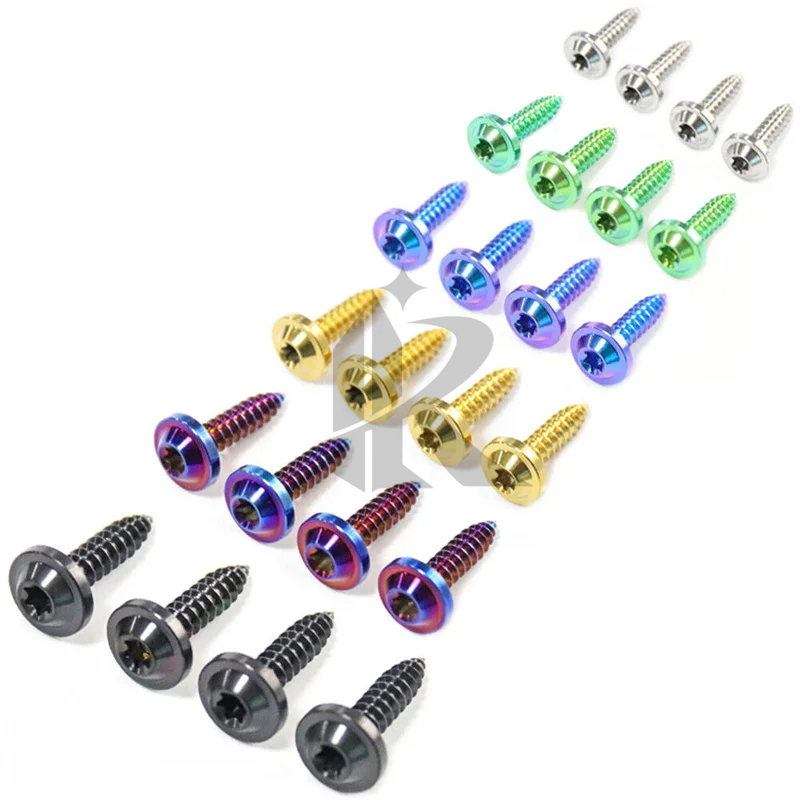 M6 M8 Plain Finish Titanium Self Tapping Screw Mushroom Head Wood Screw Kit Standard Thread Corrosion Resistant OEM/ODMSupported