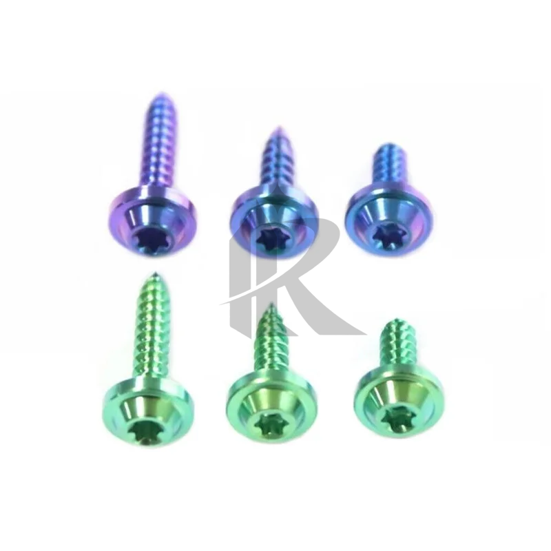 M6 M8 Plain Finish Titanium Self Tapping Screw Mushroom Head Wood Screw Kit Standard Thread Corrosion Resistant OEM/ODMSupported