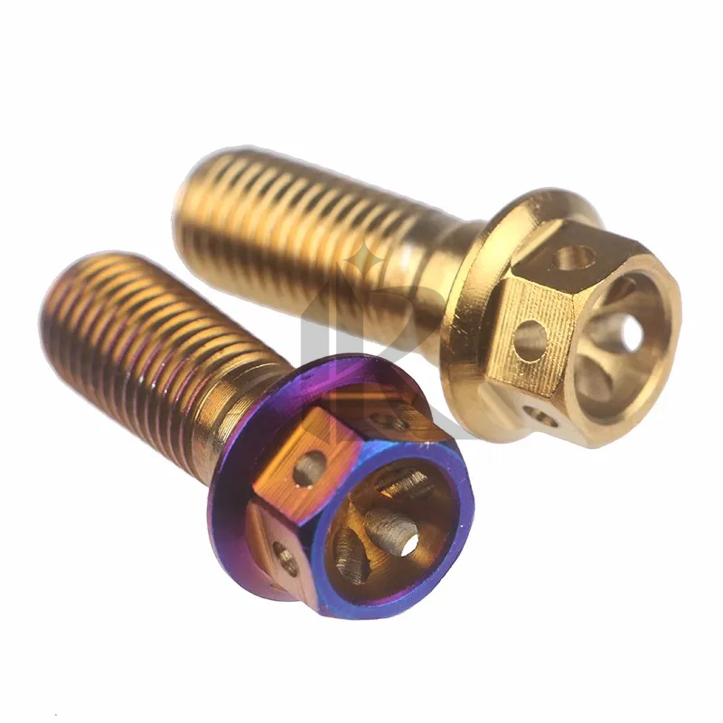 Grade 5 Titanium Hex Flange Bolts M6 M8 M10 Sizes Industrial