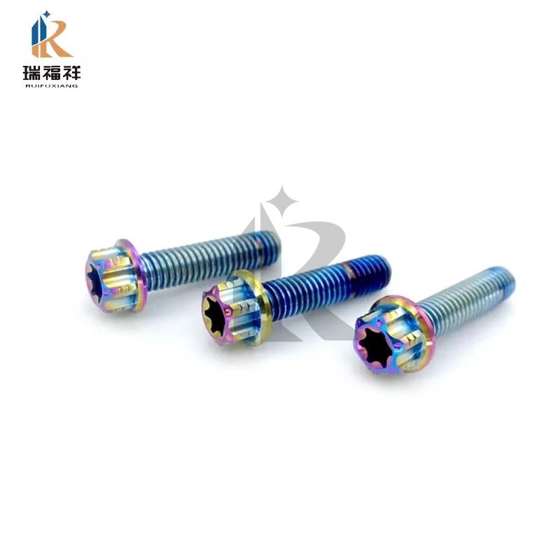 Grade 5 Titanium Hex Flange Bolts M6 M8 M10 Sizes Industrial