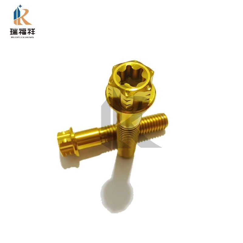 Grade 5 Titanium Hex Flange Bolts M6 M8 M10 Sizes Industrial