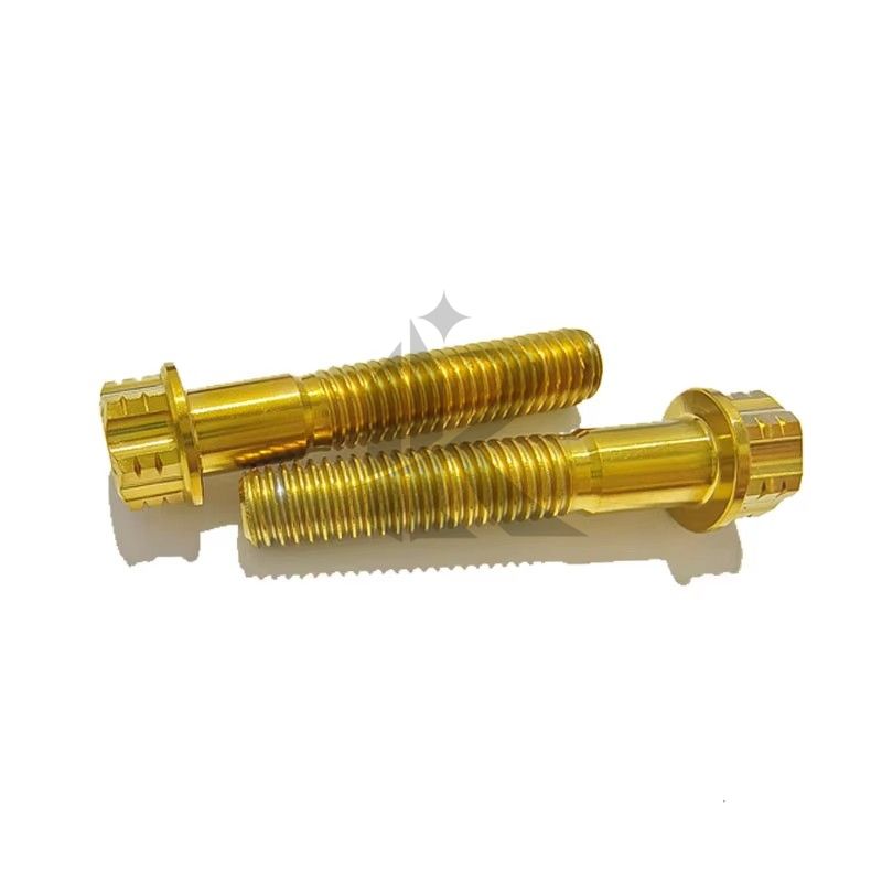 Grade 5 Titanium Hex Flange Bolts M6 M8 M10 Sizes Industrial