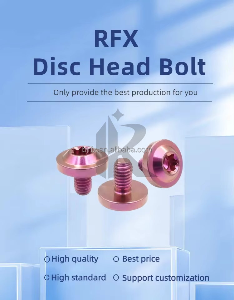 Titanium Baut Visor Yamaha Nmax Grade 5 Titanium Bolts Supplier Titanium Disc Head Bolts for Titan Bolts Motorcycle