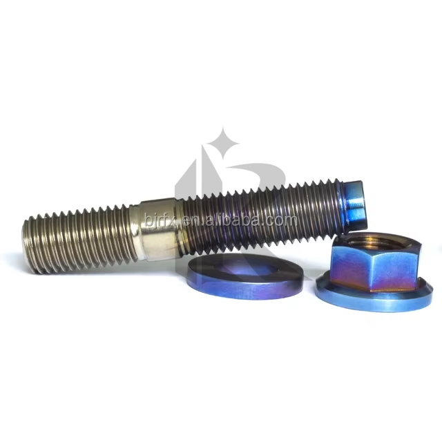 RFX M8*45 Hex Head Titanium Class 10 Stud Bolts