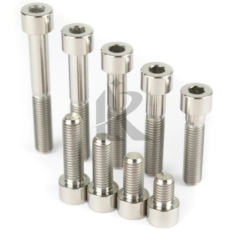 Titanium Bolts M8 X15/20/25/30/35/40mm Flat Head Polished Finish MTB/Road Bicycle Seatpost Headset Brake  Key Screw