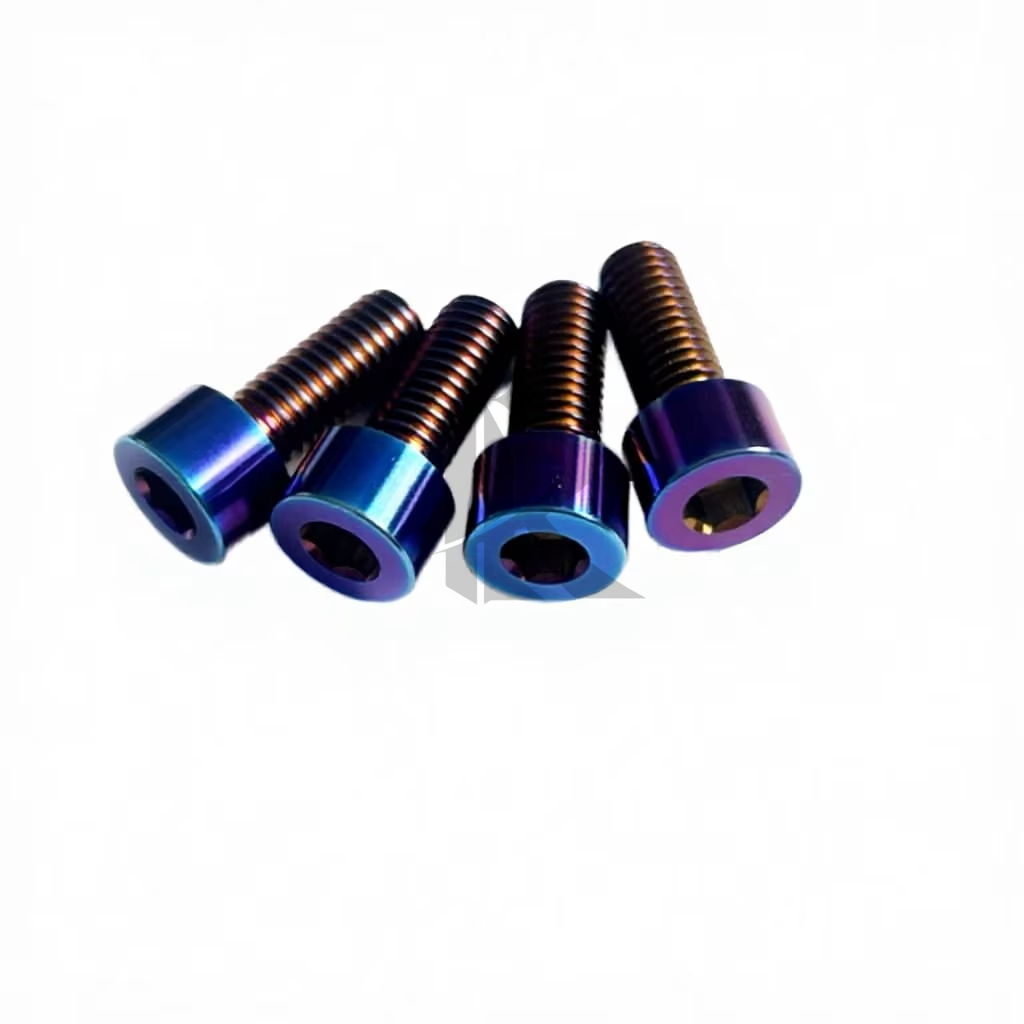 Titanium Bolts M8 X15/20/25/30/35/40mm Flat Head Polished Finish MTB/Road Bicycle Seatpost Headset Brake  Key Screw