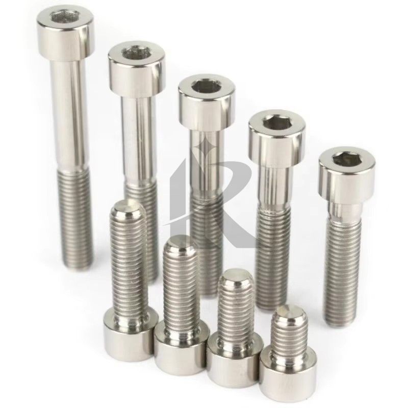 Titanium Bolts M8 X15/20/25/30/35/40mm Flat Head Polished Finish MTB/Road Bicycle Seatpost Headset Brake Key Screw