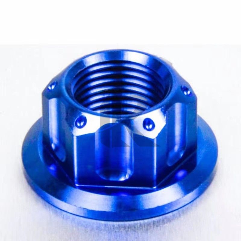 Made in China GR5 Titanium Nuts M8 M10 M12 Lock Nuts for Motorcycle Front Brakes
