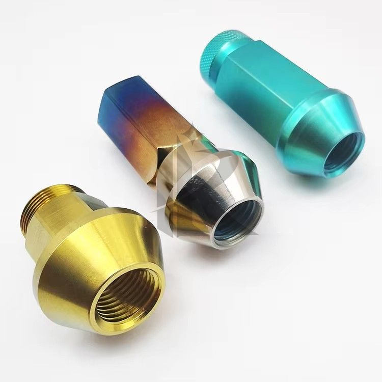 High Strength Titanium Wheel Hub Nuts Lightweight Racing Lug Nuts for Car Automotive Parts